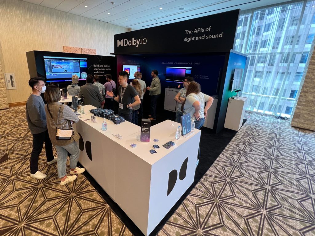 Dolby.io Millicast SXSW Booth 2022