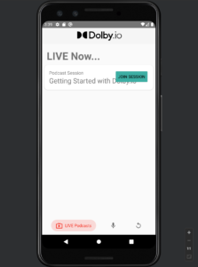 Display Live Voice Call Conferences for Podcast Recording