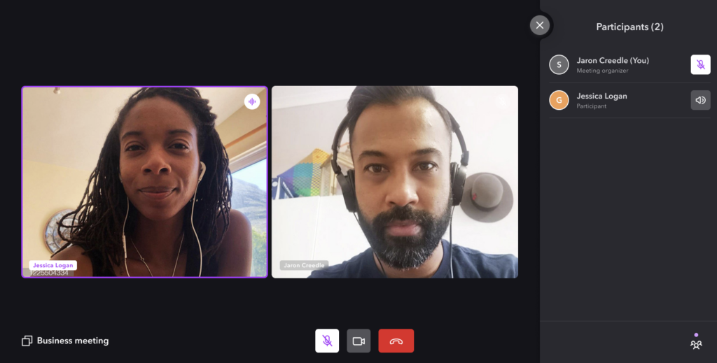 react components live video call